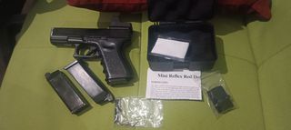 Airsoft Glock 17 με 3 γεμιστήρες+ καινούριο red dot