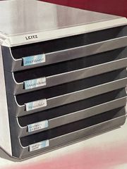 ΣΥΡΤΑΡΙΕΡΑ  γραφειου LEITZ 5280/5 συρταρια /ΚΑΙΝΟΥΡΙΑ στο κουτι / 70 ευρω(τιμη  αγορας εξω σημερα 131 ευρω)/  Θεσσαλονικη