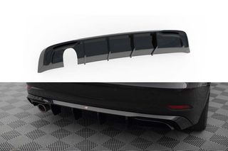 Maxton Design diffuser Audi A3 Sportback 8V 2016-2020 μαύρο γυαλιστερό άριστης ποιότητας abs πλαστικό