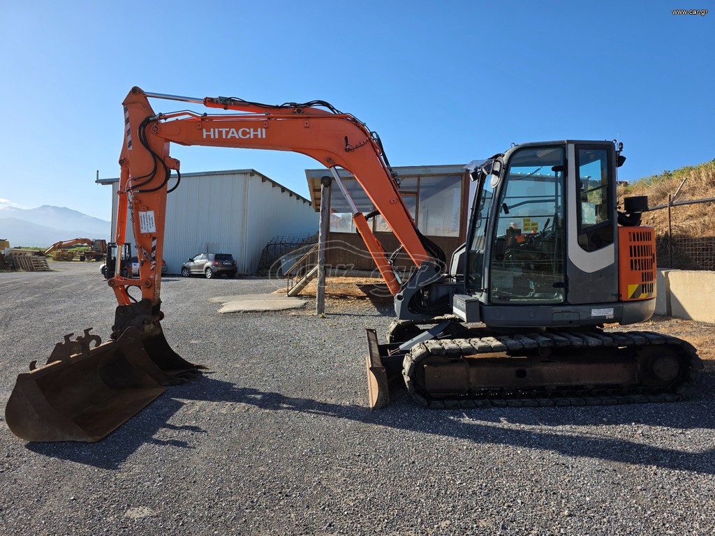Εκσκαφέας Με Ερπύστριες Hitachi 2009 ZX85US-3.  Ανταλλαγές