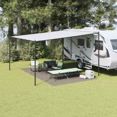 vidaXL Χαλκάκι Σκηνής Ανοιχτό γκρι 500 x 300 εκ Πολυαιθυλένιο