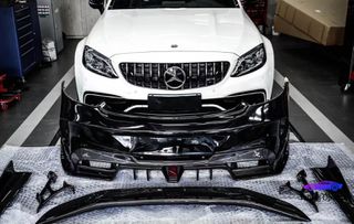 MERCEDES Carbon BODYKITS για A C E S G CLASS CLA GLA GLE CLE GLC GLB SL CLS GLS GLK AMG GT GTS SLK ΣΠΟΙΛΕΡ ΜΑΡΣΠΙΕ ΑΕΡΟΤΟΜΗ ΠΡΟΦΥΛΑΚΤΗΡΑΣ ΚΑΠΟ-thumb-13