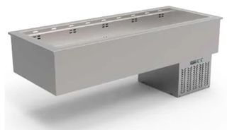 ΠΡΟΣΦΟΡΑ!!! KARAMCO G-GN5.VA (180,6x72x71,1cm - 300Watt/230V - 5 GN 1/1) Εντοιχιζόμενο Ψυχόμενο Εκθετήριο Salad Bar - Buffet Βεβιασμένης Ψύξης