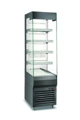 ΠΡΟΣΦΟΡΑ!!! KARAMCO CF-220A (220 Lit - 49,5x68x174,5cm) Τροχήλατη Επιδαπέδια Ψυχόμενη Βιτρίνα με LED & Αέρα & Κουρτίνα +2ºC/+8ºC