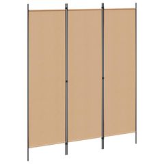 vidaXL Διαχωριστικό Δωματίου Μπεζ 150 x 180 cm Ύφασμα