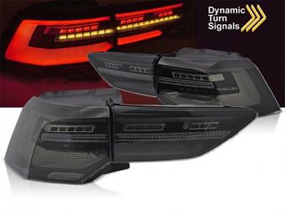 ΦΑΝΑΡΙΑ ΠΙΣΩ LED tail light set Volkswagen Golf VIII 2019-2024 hatchback, with smoked base, left and right