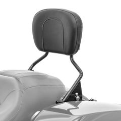 Πλάτη συνοδηγού Sissy bar Μαύρο Καινούργιο για Harley Davidson Touring models 09-23