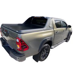 TOYOTA Hilux 2015 + ( 4 DOOR ) Χειροκίνητο Ρολό Αλουμινίου (Roll Shutter / Canopy Cover /Καπάκι Καρότσας ) SUNK TYPE-thumb-7