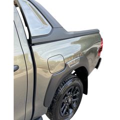 TOYOTA Hilux 2015 + ( 4 DOOR ) Χειροκίνητο Ρολό Αλουμινίου (Roll Shutter / Canopy Cover /Καπάκι Καρότσας )SUNK TYPE + + ABS SEQUENTIAL ROLL BAR-thumb-6
