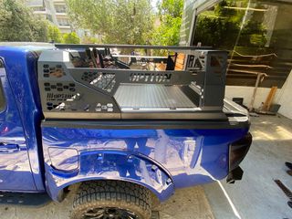 NISSAN Navara NP300 2015+ ( 4 DOOR ) Χειροκίνητο Ρολό Αλουμινίου (Roll Shutter / Canopy Cover /Καπάκι Καρότσας )-thumb-5