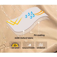 Aluminum Hard Case Side Tent ( DA ST01 ) Με LED ( 3 χρώματα  )-thumb-4