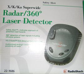 RadioShack Radar/360 laser Detector X/K/Ka Superwide
