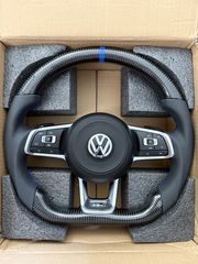 Volkswagen carbon τιμονι με αερόσακο και paddles