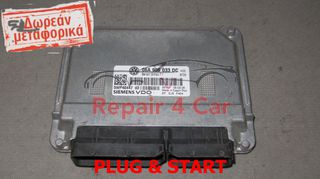 ΕΓΚΕΦΑΛΟΣ ΚΙΝΗΤΗΡΑ  VW GOLF 1,6 BSE 06A906033DC SIMOS7.1 5WP4044702 TESTED  ΞΕΚΛΕΙΔΩΤΟΣ