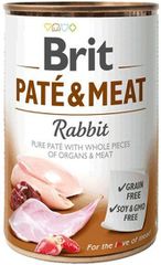 Brit Pate & Meat Υγρή Τροφή Σκύλων σε Κονσέρβα με Κουνέλι χωρίς Σιτηρά 400gr