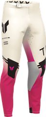 Παντελόνι Μηχανής Αντρικό THOR  Sportmode Geo Pants Άσπρο-Ροζ