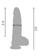 Ultra Realistic Dildo Silicone 23 cm-thumb-5