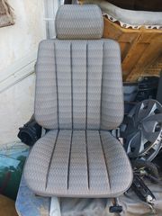 Meecedes 190 e w201 γκρι χρωμα υφασμα εμπρος καθησματα