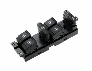 ΔΙΑΚΟΠΤΗΣ ΗΛΕΚΤΡΙΚΩΝ ΠΑΡΑΘΥΡΩΝ VW GOLF 4 5D/ BORA/ PASSAT B5/ SEAT LEON/ TOLEDO (4ΠΛΟΣ)| 10PIN Κωδικός: 1J4959857B