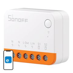 Sonoff Έξυπνος Ενδιάμεσος Διακόπτης WiFi MINIR4 (Λευκό)