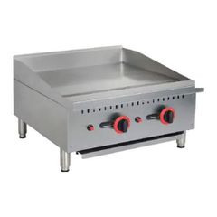 ΠΡΟΣΦΟΡΑ!!! KARAMCO MGRG-24A-D-OZ (61x73x40cm) Πλατό Υγραερίου Λείας & Ραβδωτής Επιφάνειας Επιτραπέζιο Ανοξείδωτο