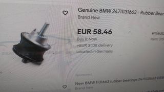 24711131663 ΒΑΣΗ ΣΑΣΜΑΝ M30 E34--E32  M70,E31