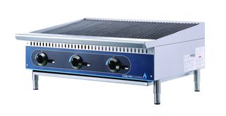 ΠΡΟΣΦΟΡΑ!!! KARAMCO E-RQH-36A (91,4x72,8x39,4cm - Καυστήρες: 3) Επιτραπέζιο Grill Υγραερίου με Ηφαιστιογενείς Πέτρες