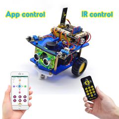 KEYESTUDIO desktop mini bluetooth smart car V3.0 KS0441-thumb-1