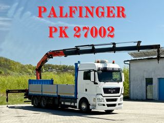 Γερανοί - Φορτηγά Με Γερανό MAN 2008 TGX 28.480 * PALFINGER PK 27002 + ΤΗΛΕΧΕΙΡΙΣΤΗΡΙΟ