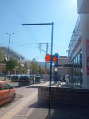 Ταμπέλα διπλης led+Στύλος-thumb-1