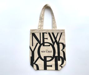 The New Yorker Magazine Canvas Tote Bag - Τσάντα Ώμου Διαφημιστική Συλλεκτική Περιοδικού