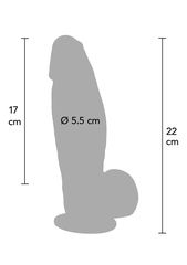Ultra Realistic Dildo Silicone 22 cm-thumb-6