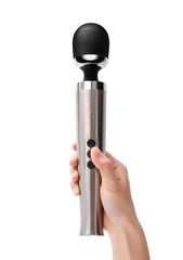 Le Wand Die Cast Rechargeable Vibrating Massager - Silver