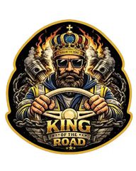 Αυτοκόλλητο Καμπίνας Φορτηγού King Of The Road