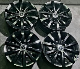 Ζάντες αλουμινίου 16" γνήσιες Mercedes A Class, 5x112, 4 τεμάχια βαμμένες με ηλεκτροστατική βαφή