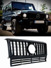 ΜΑΣΚΑ ΕΜΠΡΟΣ Front Grille Mercedes G-Class W463 (1990-2014) New G63 GT-R Panamericana Design All Black