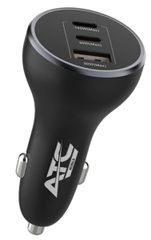 ATC-CA14 Φορτιστής Αυτοκινήτου 160W με USB-A & 2xType-C