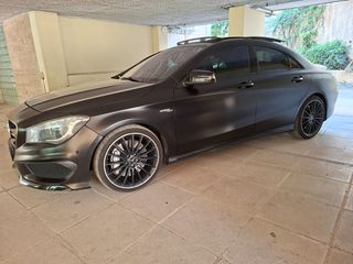 Mercedes-Benz CLA 45 AMG 2015 4MATIC ηλιοροφη δερματα blak satin color