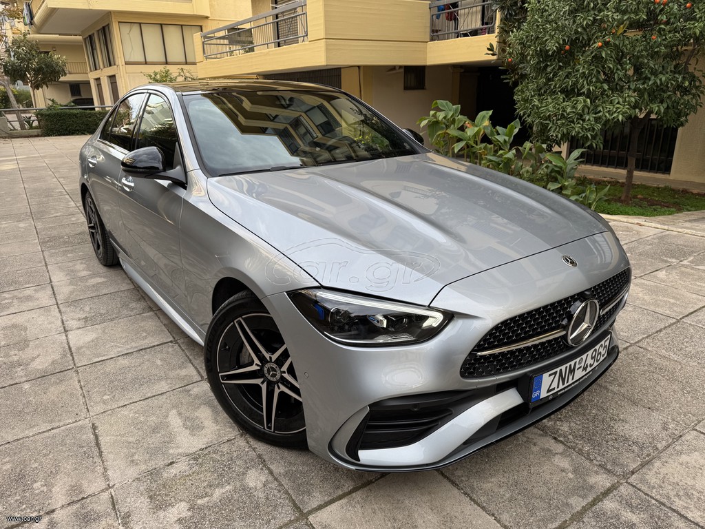 Mercedes-Benz C 300 2024 C400 e 4MATIC AMG ΠΑΝΟΡΑΜΑ KEYLESS BURMSTER DIGITAL ΜΟΝΑΔΙΚΟ