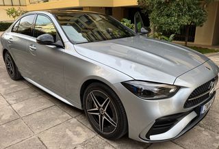 Mercedes-Benz C 300 2024 C400 e 4MATIC AMG ΠΑΝΟΡΑΜΑ KEYLESS BURMSTER DIGITAL ΜΟΝΑΔΙΚΟ