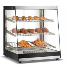 ΠΡΟΣΦΟΡΑ!!! KARAMCO HW-205 (74x65x85cm - 850Watt/230V / +30ºC +70ºC) Επιτραπέζια Θερμαινόμενη Βιτρίνα με Συρόμενες Πόρτες