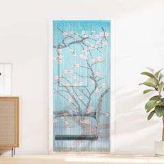 vidaXL Κουρτίνα Πόρτας για Έντομα πολύχρωμο 90 x 200 cm Μπαμπού