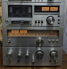 SET ΕΝΙΣΧΤΗΣ & ΔΕΚΤΗΣ & ΚΑΣΕΤΌΦΩΝΟ KENWOOD KA-305 & KT-313 & KX-550