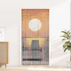 vidaXL Κουρτίνα Πόρτας για Έντομα πολύχρωμο 100 x 200 cm Μπαμπού