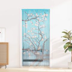 vidaXL Κουρτίνα Πόρτας για Έντομα πολύχρωμο 100 x 200 cm Μπαμπού