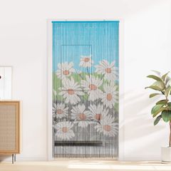 vidaXL Κουρτίνα Πόρτας για Έντομα πολύχρωμο 100 x 200 cm Μπαμπού