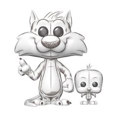 Funko Pop! Animation: Looney Tunes - Sylvester & Tweety​ #2013 Vinyl Figures