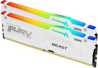 Kingston Fury Beast RGB 32GB DDR5 RAM με 2 Modules (2x16GB) 6000 (KF560C36BWE2AK2-32)