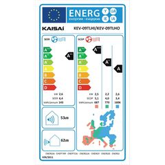 KAISAI EVO 9000 Btu Κλιματιστικό Τοίχου Wi-Fi Inverter R32 A++/A+-thumb-2