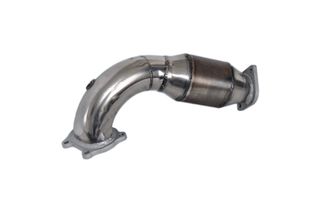 Downpipe Ø76mm με High-Flow Metallic Cat για Fiat 500 Abarth 1.4T